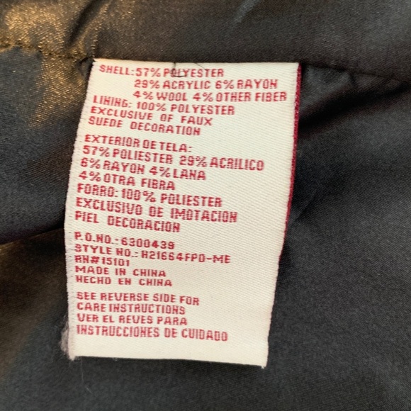 Hydraulic plaid tartan Black White Purple toggle pea hooded coat Y2K size  S - Picture 3 of 9